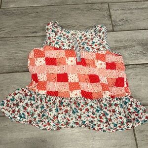 Umgee Patchwork Cotton Tank Size Women’s Medium